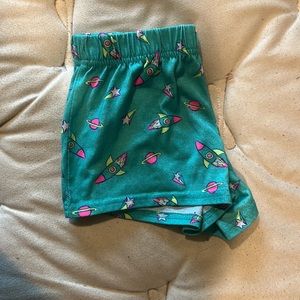 So Outer Space Pajama Shorts; Size 7/8